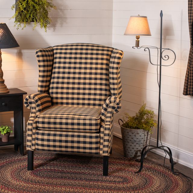 Primitive Wrought Iron Flame Tip Adjustable Floor Lamp with Shade USA - The Primitive Pineapple Collection