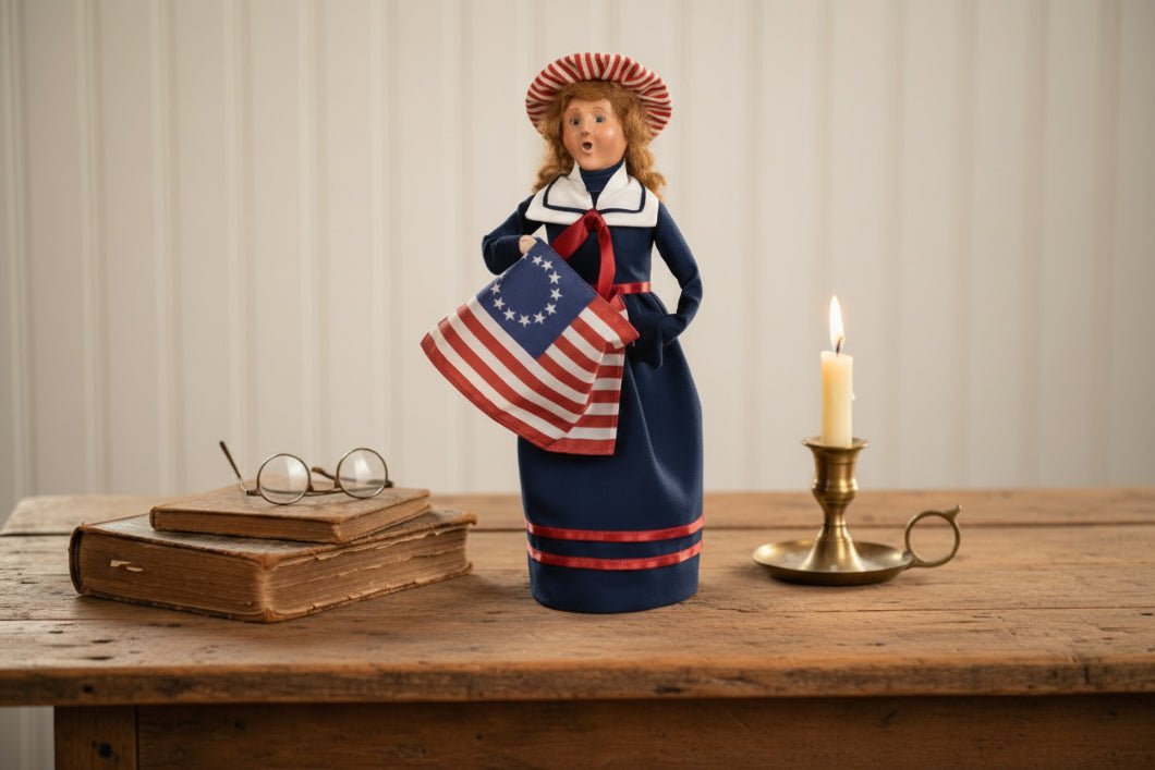Byers Choice 250 Year Collectable Patriotic Lady Liberty Caroler 5261 - The Primitive Pineapple Collection