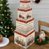 Christmas Vintage Look Red Truck Stacking Holiday Boxes 4 pc - The Primitive Pineapple Collection