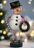 ESC and Company Christmas Lori Mitchell Chilly Willy Snowman Figurine 11057 - The Primitive Pineapple Collection