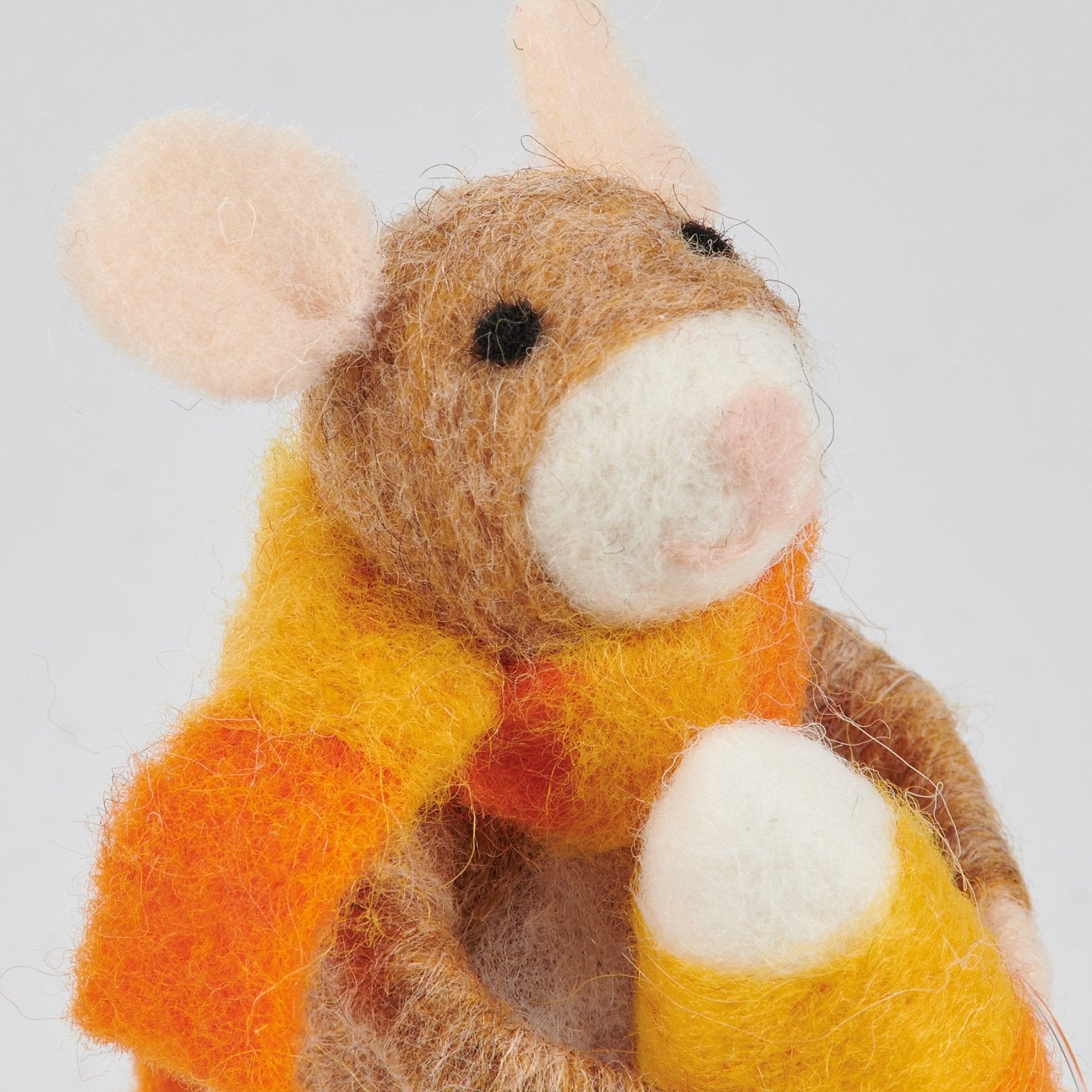 Primitive/Country Halloween Felt Candy Corn Mouse ornament - The Primitive Pineapple Collection