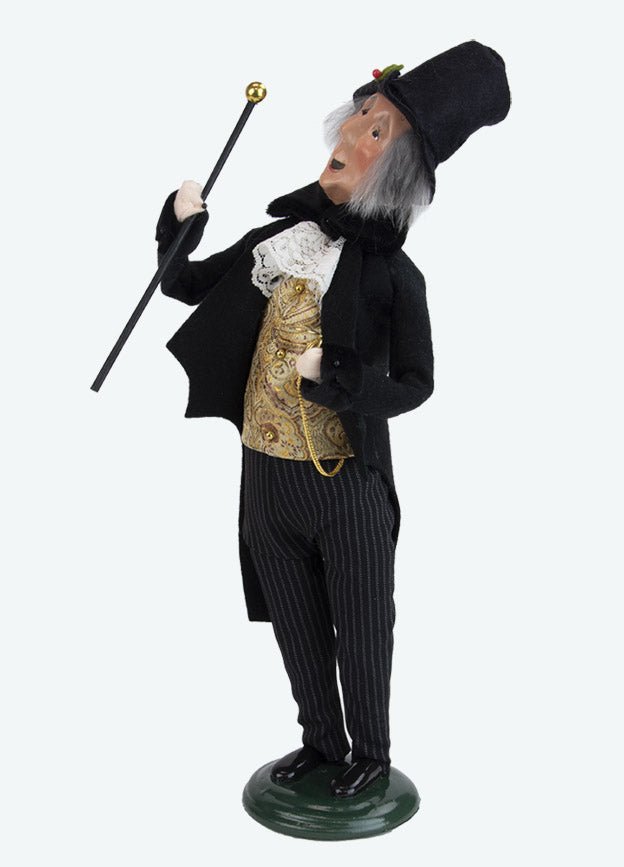 Primitive Colonial Byers Choice Christmas Happy Scrooge 2125B Authorized Dealer - The Primitive Pineapple Collection