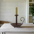 Primitive Farmhouse Red 13" Electric Chamberstick Accent Lamp - The Primitive Pineapple Collection