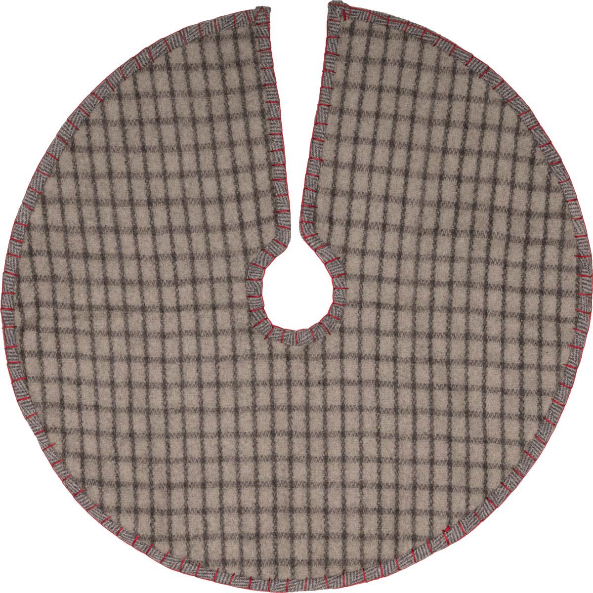 Christmas Holiday Anderson Patchwork Mini Tree Skirt 21" - The Primitive Pineapple Collection