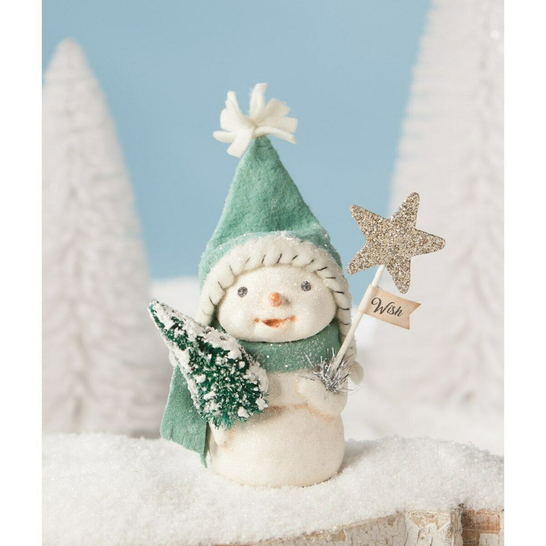 Bethany Lowe Christmas Wishes Snowman Michelle Allen MA8821