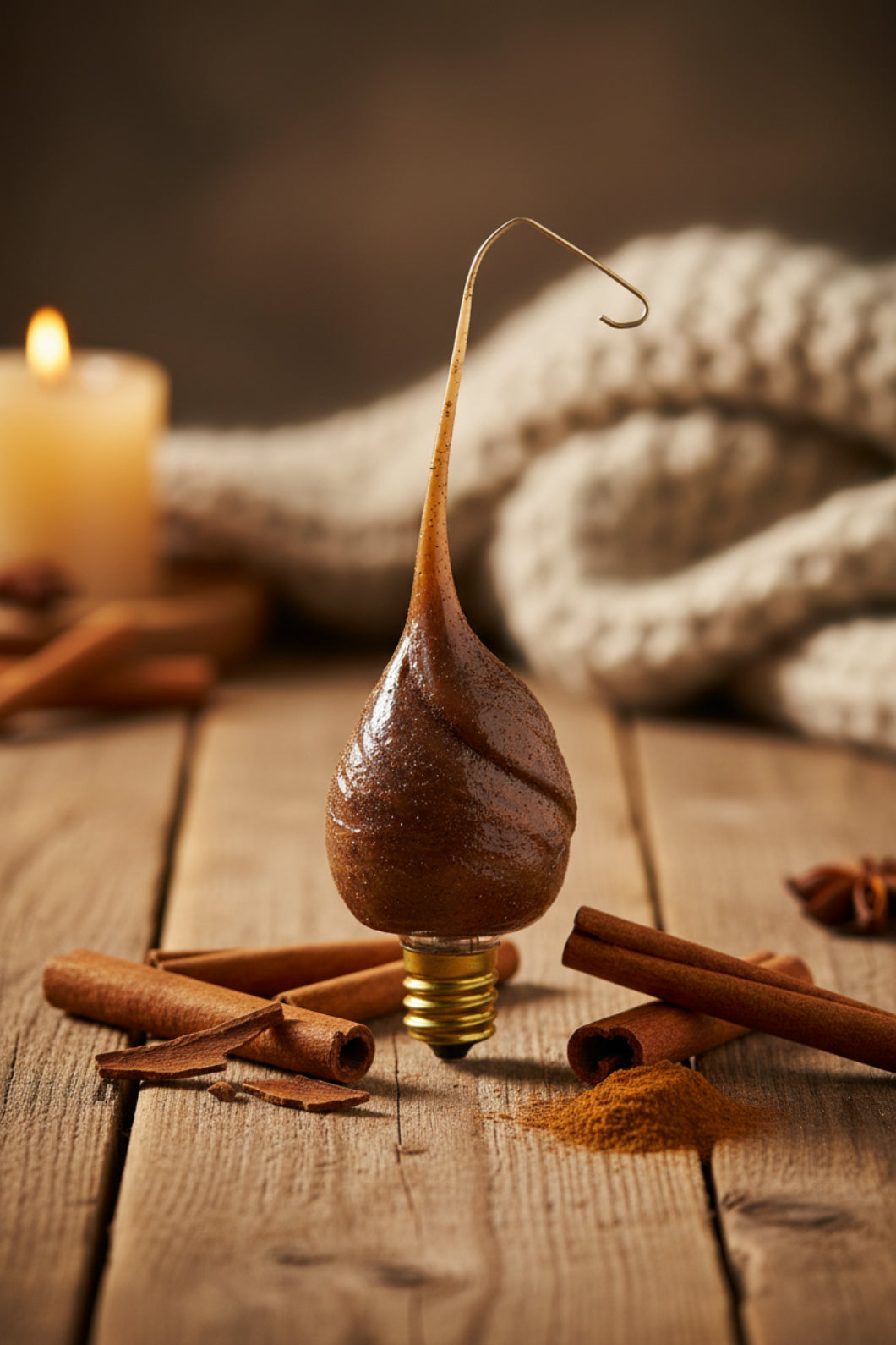 Primitive/Farmhouse 4 watt Applesauce Scented Silicone Light Bulb - The Primitive Pineapple Collection