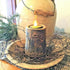 Primitive/Colonial Scented Blackened Beeswax Snowman Flicker Light Christmas - The Primitive Pineapple Collection