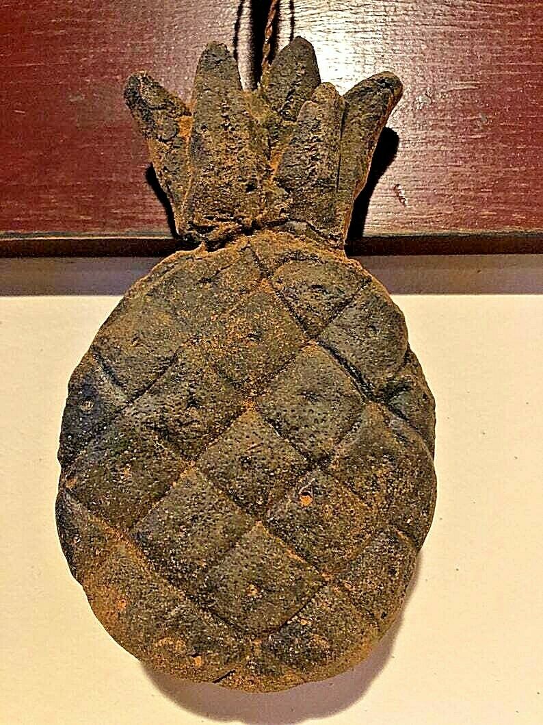 Primitive/Country Scented Handmade Beeswax Blackened Pineapple Ornie Colonial - The Primitive Pineapple Collection