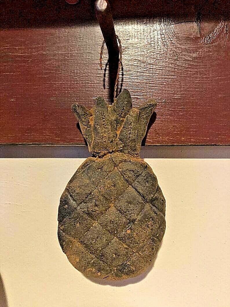 Primitive/Country Scented Handmade Beeswax Blackened Pineapple Ornie Colonial - The Primitive Pineapple Collection