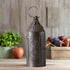 Primitive/Colonial Sturbridge 17 inch Candle Lantern Black Punched Tin - The Primitive Pineapple Collection