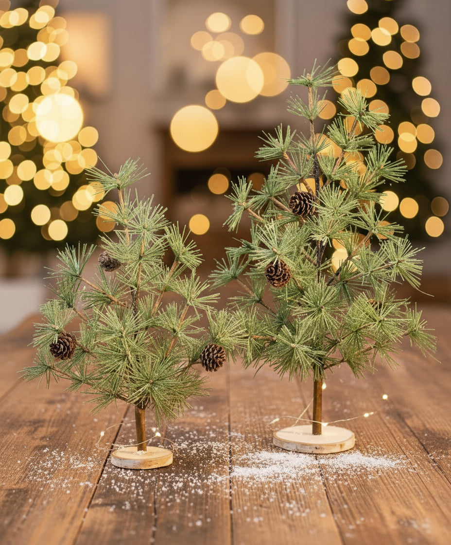 Primitive Rustic Christmas Icy Pine Tree 2 sizes Country Crafts - The Primitive Pineapple Collection