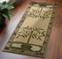 Primitive Willow & Sheep Hooked Rug Runner Hand-Crafted - 2&
