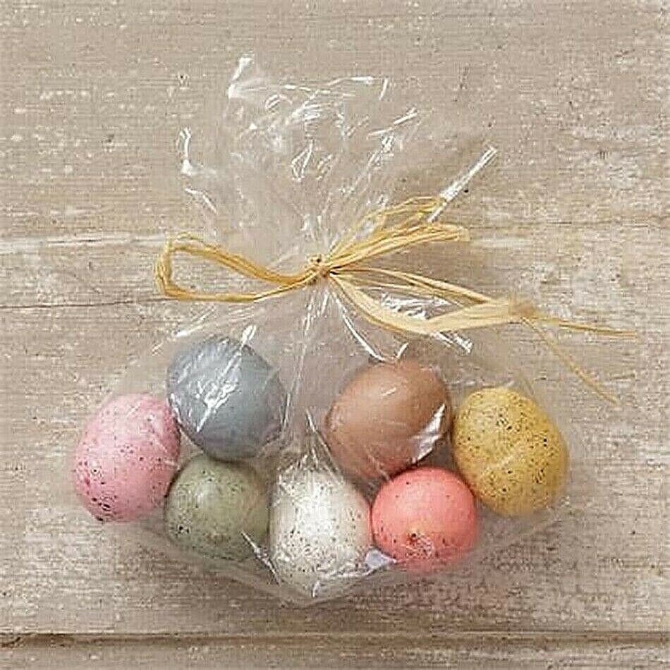 Farmhouse/country spring colored eggs 1.5" 7pc set - The Primitive Pineapple Collection