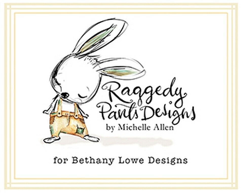 Bethany Lowe Spring Easter Blue Bunny MA0401 Michelle Allen - The Primitive Pineapple Collection