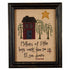 Primitive Country Mother of Boys Framed Sampler 9.75x11.75 - The Primitive Pineapple Collection