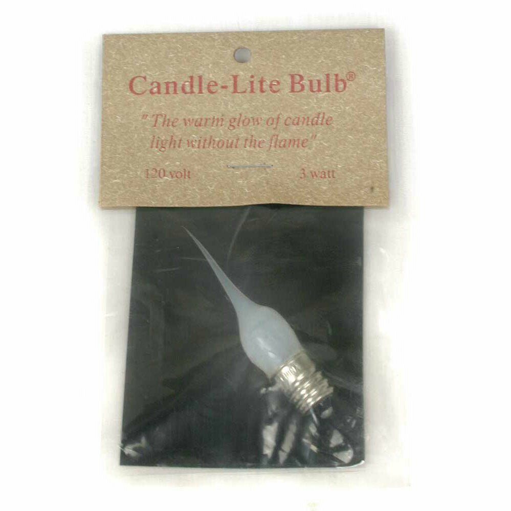 Primitive/Farmhouse 3 watt Small Silicone Light Bulb Candelabra base - The Primitive Pineapple Collection
