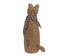Primitive Country 12" Fabric Cat with Scarf and Appliqué Heart - The Primitive Pineapple Collection