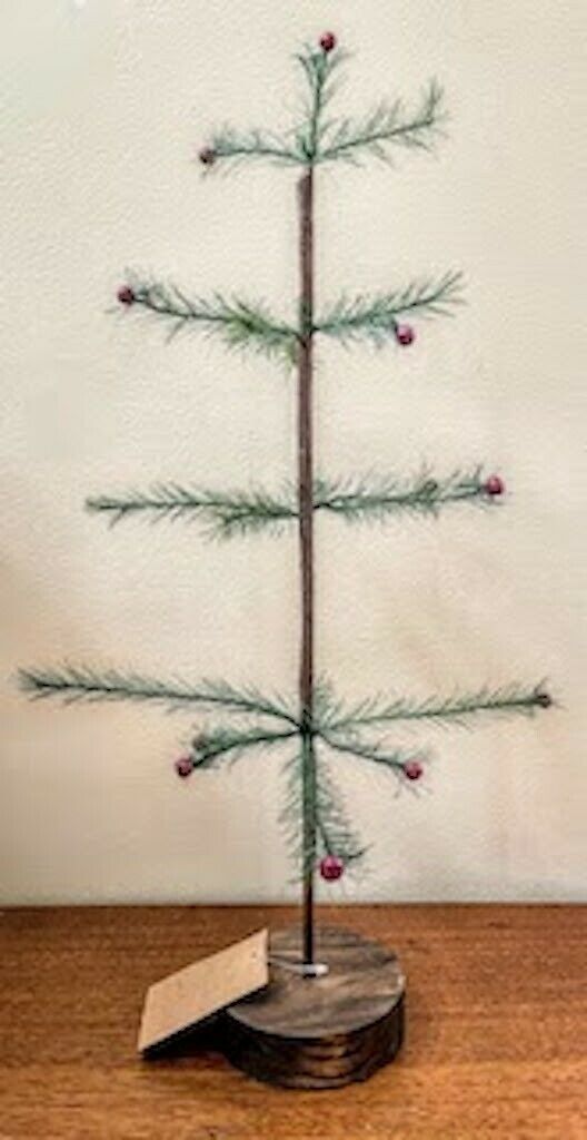 Farmhouse 18 Red Berry Feather Tree Primitive/Country Christmas/Craft –  The Primitive Pineapple Collection