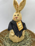 Primitive Handmade Spring Faith Family Friends 10" Bunny/Rabbit Farmhouse - The Primitive Pineapple Collection