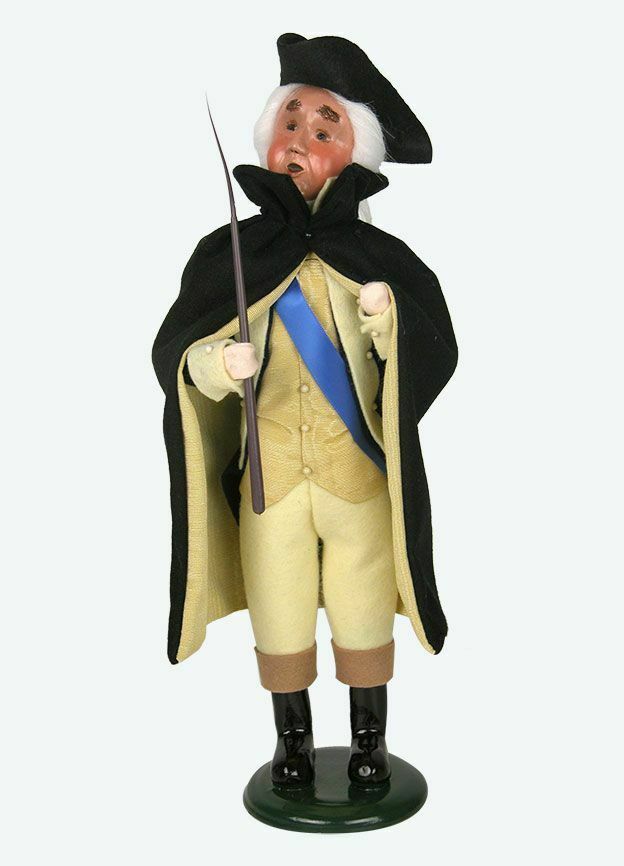 Primitive Collectable Byers Choice President George Washington Caroler New 568 - The Primitive Pineapple Collection