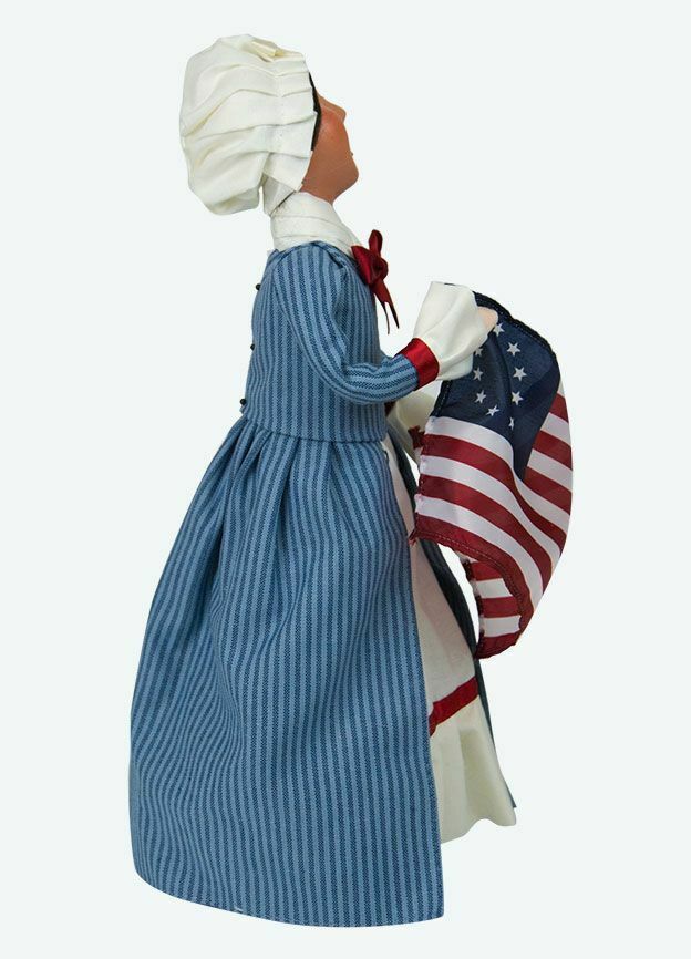 Primitive Collectable Byers Choice Betsy Ross Caroler New 554W - The Primitive Pineapple Collection