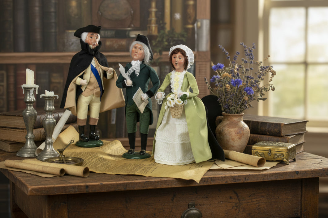 Primitive Colonial Byers Choice Alexander Hamilton Caroler 569 - The Primitive Pineapple Collection