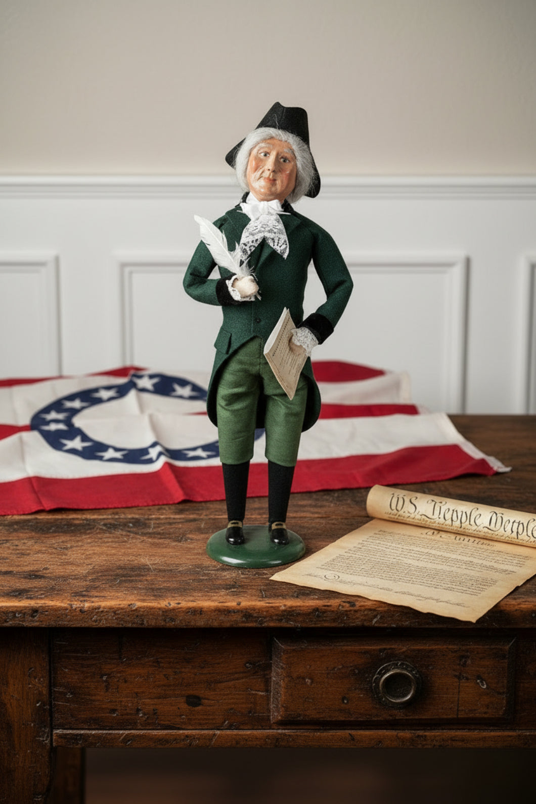 Primitive Colonial Byers Choice Alexander Hamilton Caroler 569 - The Primitive Pineapple Collection