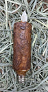 Primitive Country Grungy Brown 3.5" Moving flame Electric Light bulb Candle - The Primitive Pineapple Collection
