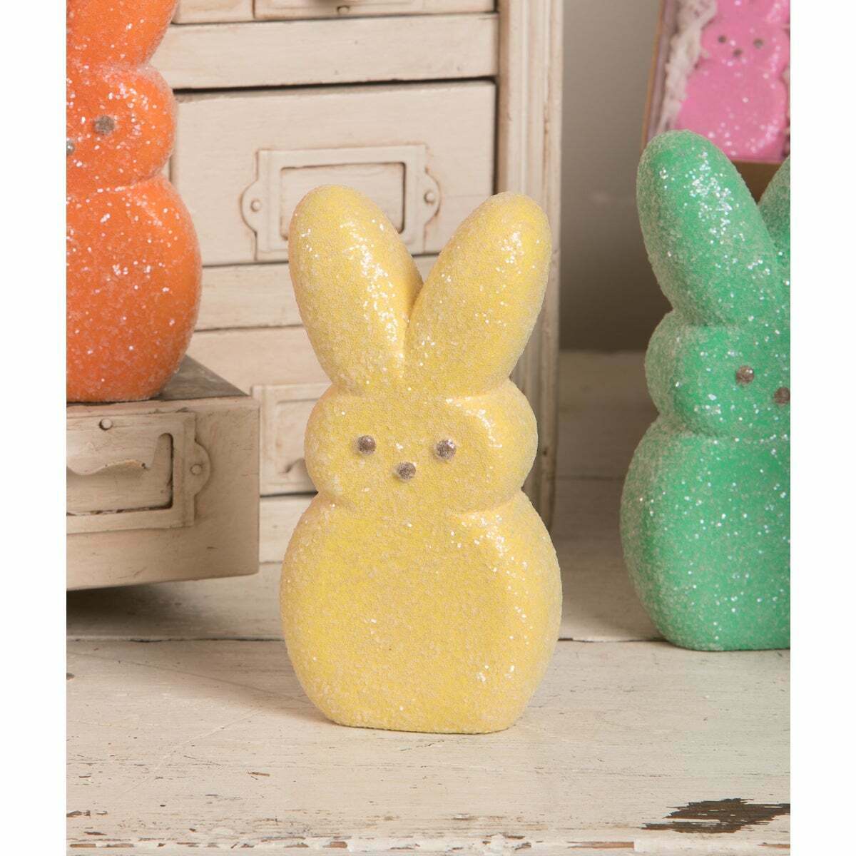 Bethany Lowe Easter 6" Marshmallow Pastel Peep Figurines 6 Colors - The Primitive Pineapple Collection
