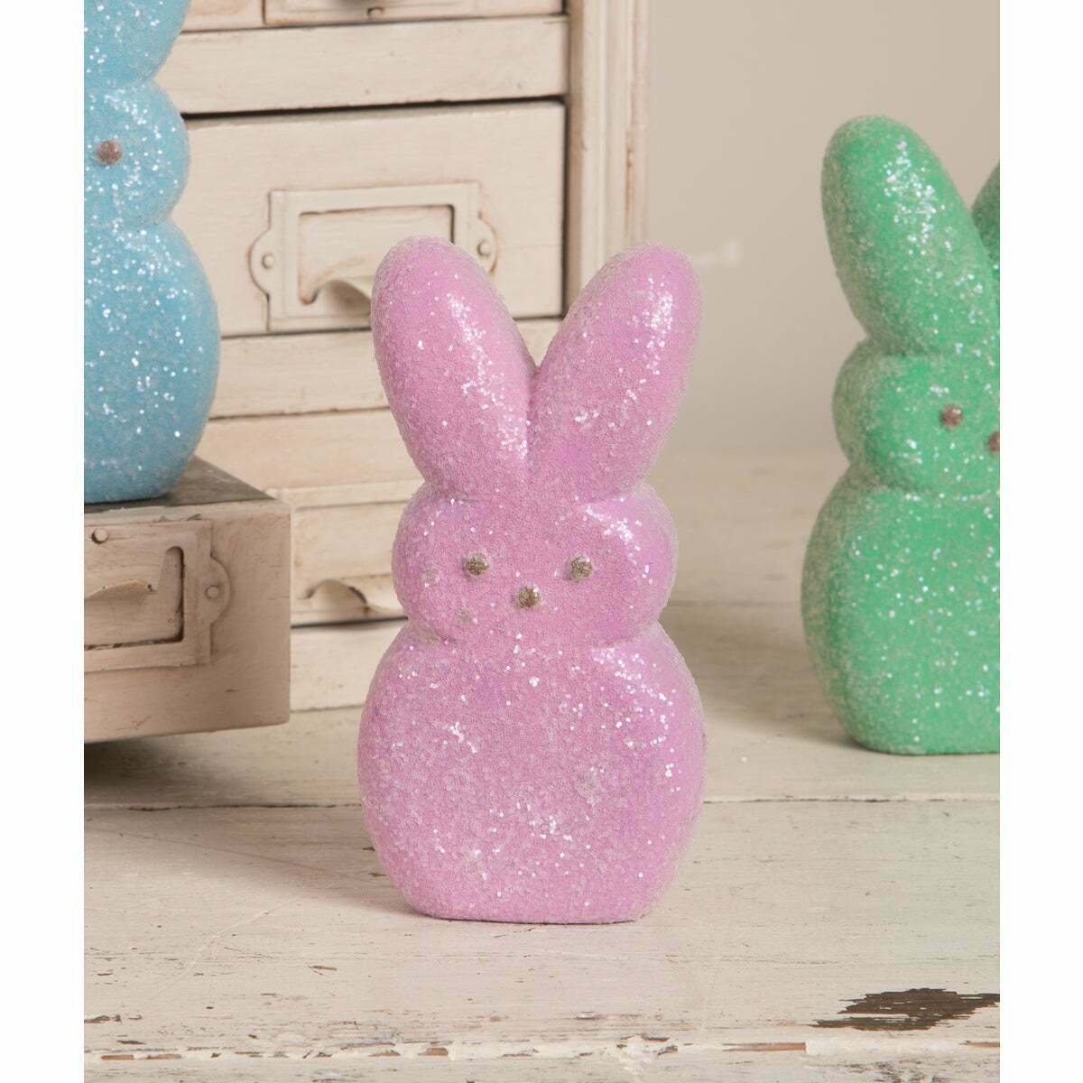Bethany Lowe Easter 6" Marshmallow Pastel Peep Figurines 6 Colors - The Primitive Pineapple Collection