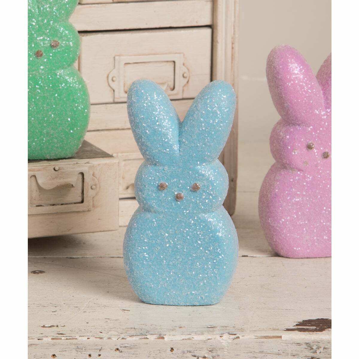 Bethany Lowe Easter 6" Marshmallow Pastel Peep Figurines 6 Colors - The Primitive Pineapple Collection