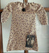 Primitive colonial handmade prim prairie dress Beige Floral vintage farmhouse - The Primitive Pineapple Collection
