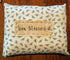 Handmade Bee Blessed Hand Stitched Accent Pillow Floral Fabric 8" X 10" - The Primitive Pineapple Collection