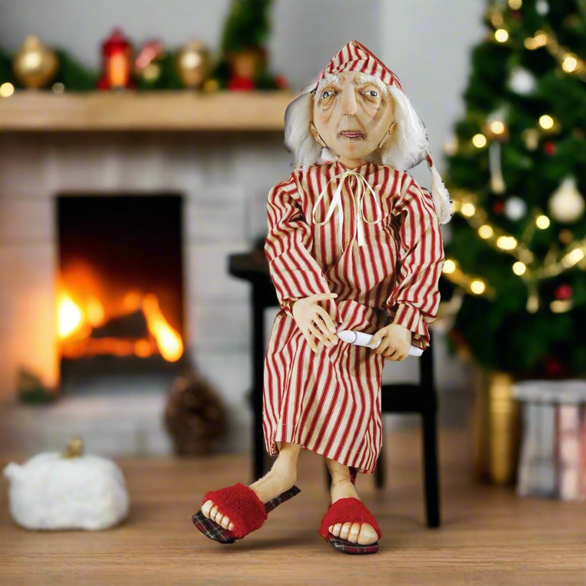 Christmas Gathered Traditions Ebenezer Scrooge Joe Spencer 35" - The Primitive Pineapple Collection