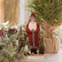 Christmas Ragon House 7" Red Belsnickle Santa Bottlebrush Trees Vintage Look - The Primitive Pineapple Collection