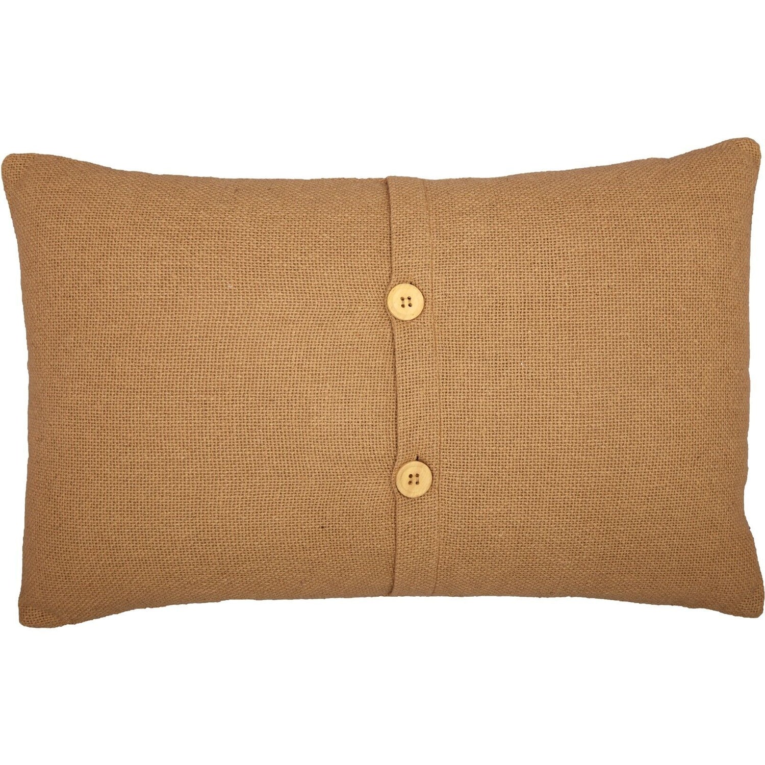 Primitive Farmhouse 14"x22" Autumn Greetings Pillow Tan Stenciled Fall - The Primitive Pineapple Collection