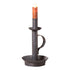 Primitive Colonial Electric Tall Candlestick Light in Kettle Black - The Primitive Pineapple Collection