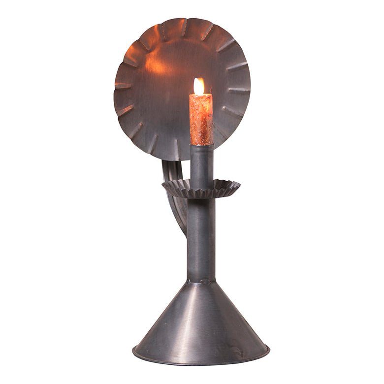 Primitive Colonial Hearthside Accent Light in Kettle Black - The Primitive Pineapple Collection