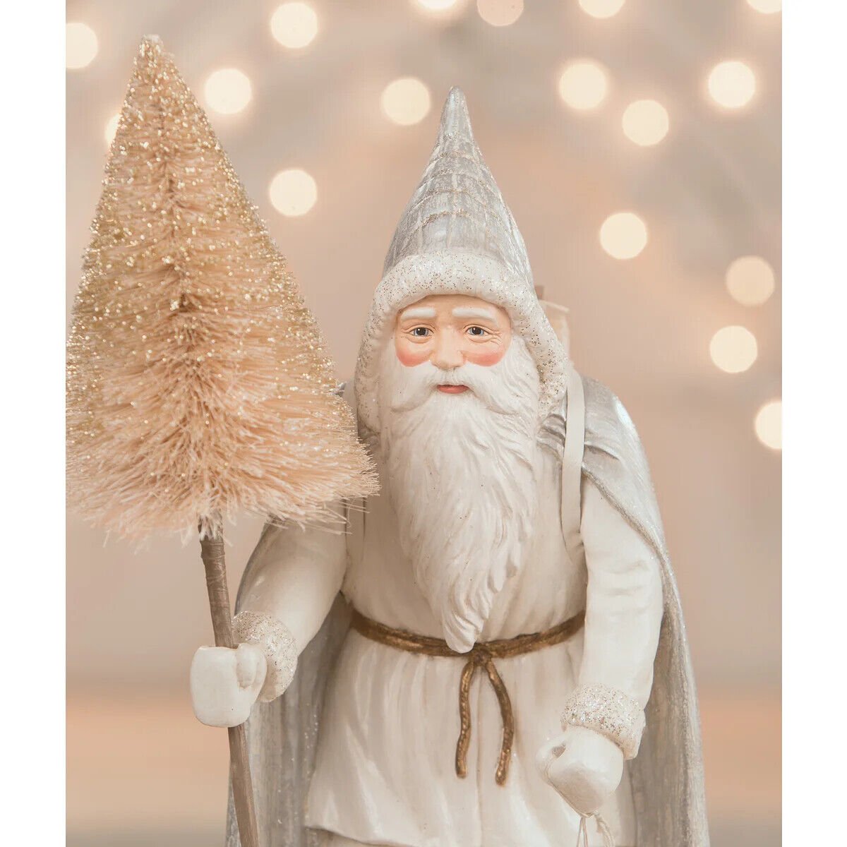 Bethany Lowe Christmas Frosted Metallics Santa TD1169 - The Primitive Pineapple Collection