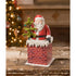 Bethany Lowe Christmas Vintage Santa in Chimney TJ1319 - The Primitive Pineapple Collection