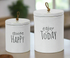 Farmhouse/Shabby Chic Decorative Canister 2pc 5.75"H, 7.25"H Stoneware - The Primitive Pineapple Collection