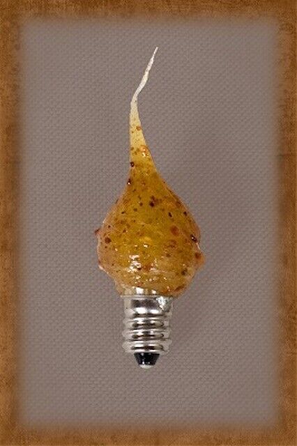 Primitive/Farmhouse 3 watt Spicy Rosehips Scent Silicone Tiny 1/2&quot; Light Bulb - The Primitive Pineapple Collection