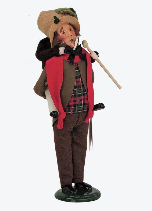 Colonial Byers Choice Christmas Bob Crotchet/Tiny Tim 209 Authorized Dealer - The Primitive Pineapple Collection