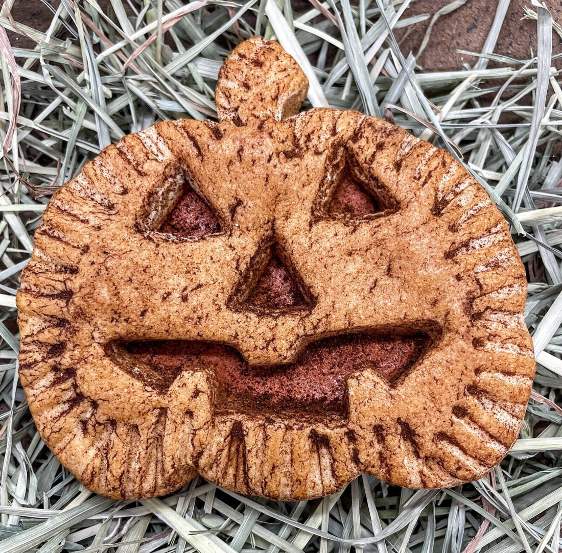 Primitive Halloween 4” Handmade Scented Jack O Lantern Cookie Choice Of Scents - The Primitive Pineapple Collection