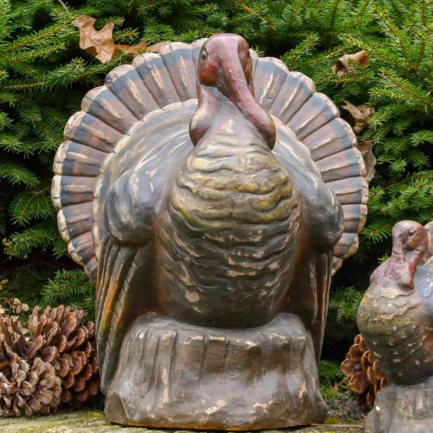 Halloween Fall Ragon House Collectable 12” Turkey Centerpiece Figurine - The Primitive Pineapple Collection