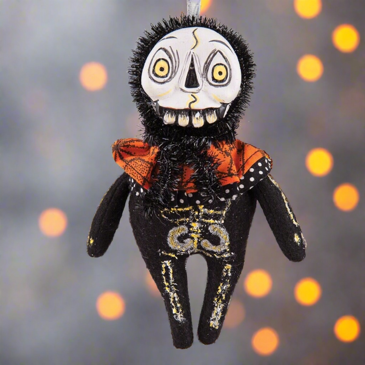 Primitive Halloween Gathered Traditions Bones Skeleton Margarita C.Castillo-Bern - The Primitive Pineapple Collection
