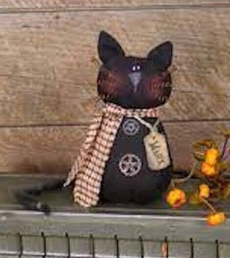 Honey and Me Halloween Marx Salvage Cat Doll F17416 - The Primitive Pineapple Collection