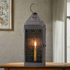 Primitive/Country Farmhouse Punched Tin Tall Harbor Lantern - The Primitive Pineapple Collection
