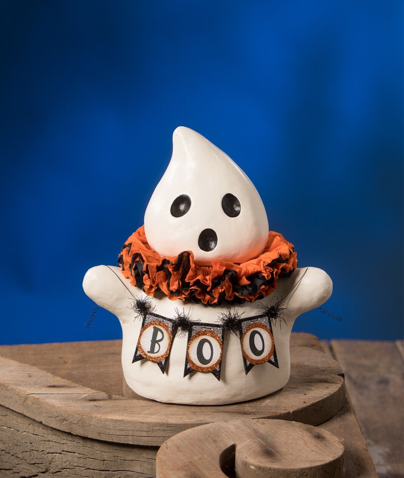 Bethany Lowe Halloween Boo Ghostie Large MA0413 - The Primitive Pineapple Collection