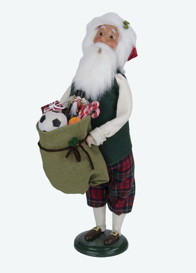Primitive Colonial Byers Choice Christmas Santa with Sack 3221 Authorized Dealer - The Primitive Pineapple Collection